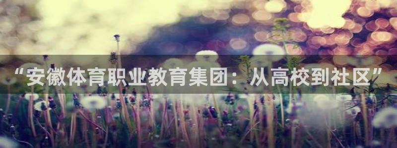 3377体育官方正版app娱乐40996:“安徽体育职业教育